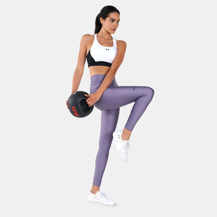Under Armour Women's UA Crossback Long Line Sports Bra Black Under Armour Women's UA Crossback Long Line Sports Bra Black image number 2
