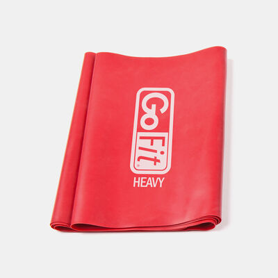 GoFit Heavy Latex-Free Flat Resistance Band Red