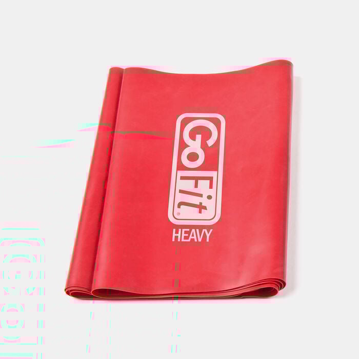 GoFit Heavy Latex-Free Flat Resistance Band Red GoFit Heavy Latex-Free Flat Resistance Band Red image number 0