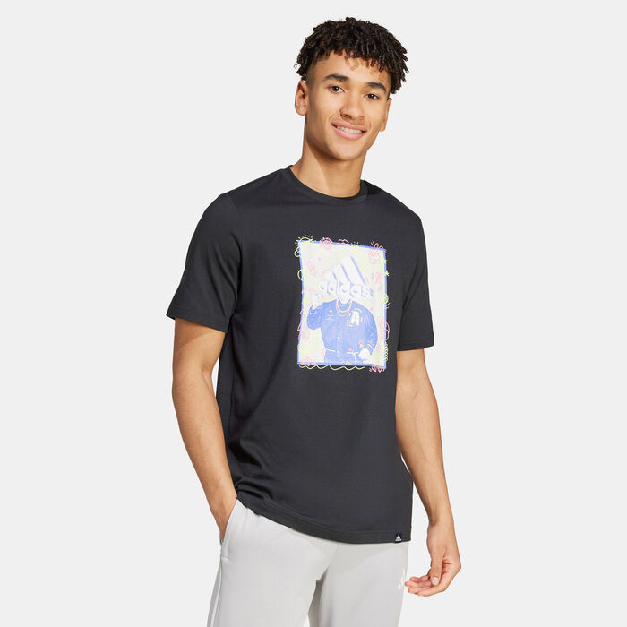 adidas Men's Doodle Graphic T-Shirt Black adidas Men's Doodle Graphic T-Shirt Black image number 0