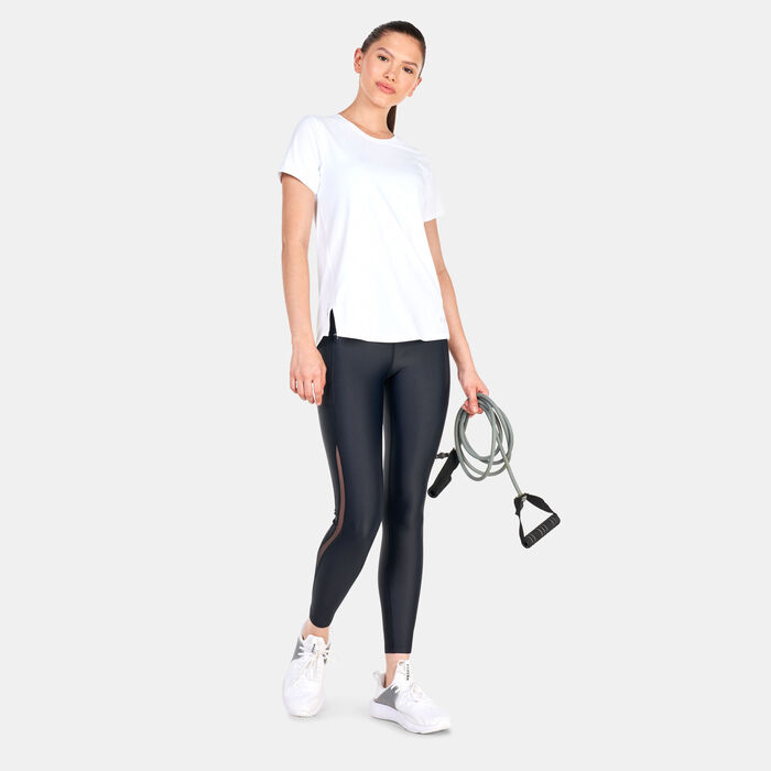 Under Armour Women's UA Iso-Chill Laser T-Shirt White Under Armour Women's UA Iso-Chill Laser T-Shirt White image number 2