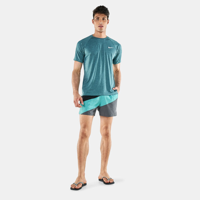 Nike Swim Men's 5-Inch Swimming Shorts Green image number 2