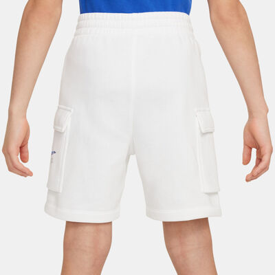 Nike Kids' Sportswear Fleece Shorts (Older Kids) White