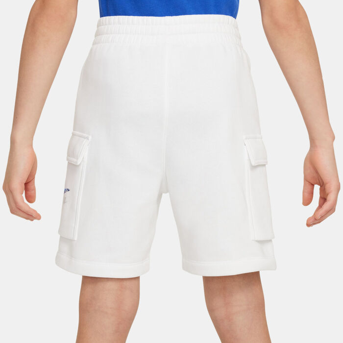 Nike Kids' Sportswear Fleece Shorts (Older Kids) White image number 1