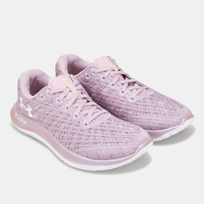 Under Armour Women's UA Flow Velociti Wind Running Shoe Purple