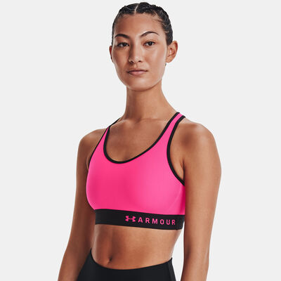 Under Armour Women's Armour® Mid Sports Bra Pink