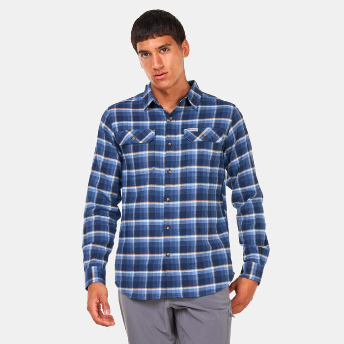 Columbia Men's Flare Gun Stretch Flannel Shirt Blue Columbia Men's Flare Gun Stretch Flannel Shirt Blue image number 0