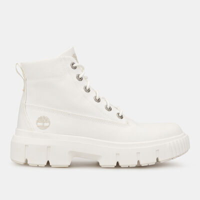 Timberland Women's Greyfield Canvas Boot White Timberland Women's Greyfield Canvas Boot White