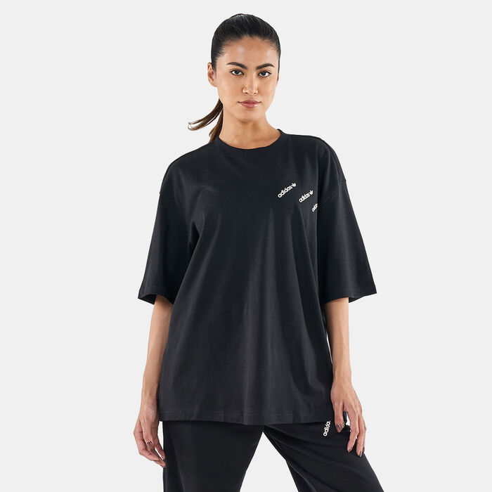 adidas Originals Women's T-Shirt Black adidas Originals Women's T-Shirt Black image number 0