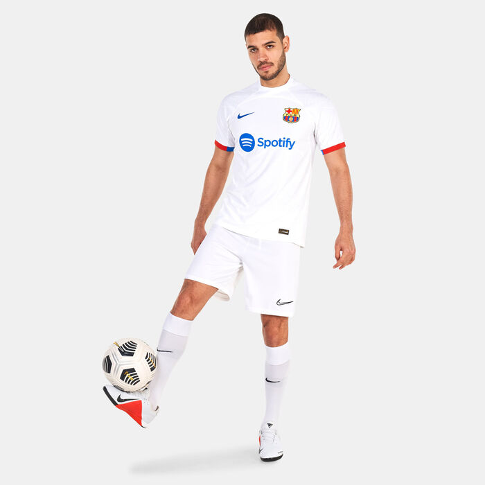Nike Men's F.C. Barcelona Dri-FIT ADV Match Away Football Jersey - 2023/24 White image number 2