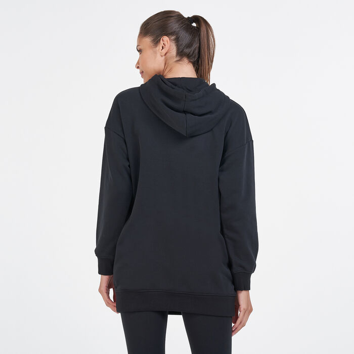 New Balance Women's Erin Loree Hoodie Dress Black New Balance Women's Erin Loree Hoodie Dress Black image number 1