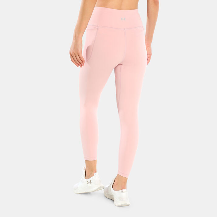Under Armour Women's Meridian Ankle Leggings Pink image number 1