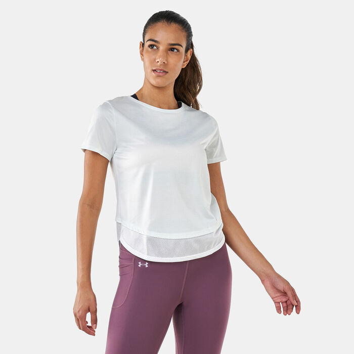 Under Armour Women's UA Tech™ Vent T-Shirt White image number 0
