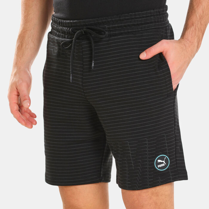 PUMA Men's SWxP TR All-Over-Print Shorts Black image number 3