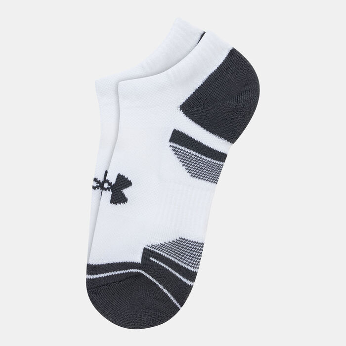 Under Armour Performance Tech Training No-Show Socks (3 Pairs) White Under Armour Performance Tech Training No-Show Socks (3 Pairs) White image number 0