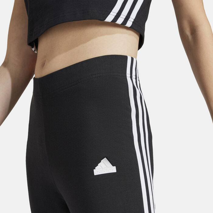 adidas Women's Future Icons 3-Stripes Leggings Black adidas Women's Future Icons 3-Stripes Leggings Black image number 3