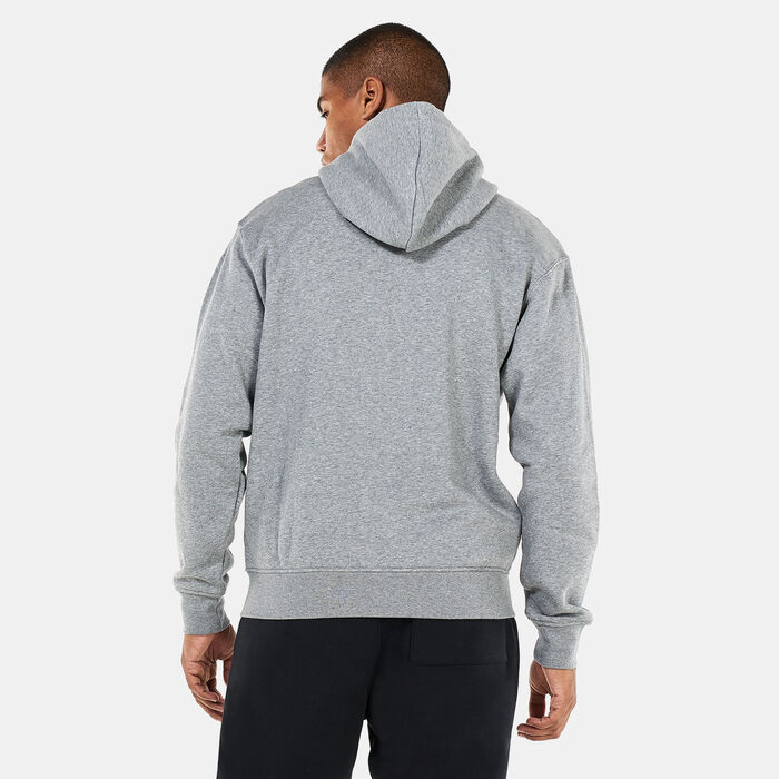 Jordan Men's Brooklyn Fleece Full-Zip Hoodie Grey Jordan Men's Brooklyn Fleece Full-Zip Hoodie Grey image number 1