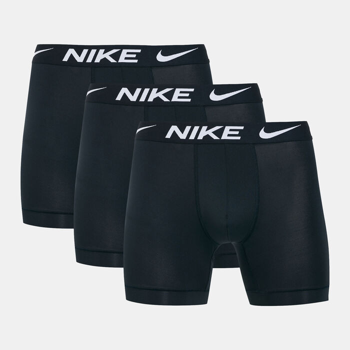 Nike Men's Essential Micro Trunks (Pack of 3) Black Nike Men's Essential Micro Trunks (Pack of 3) Black image number 0