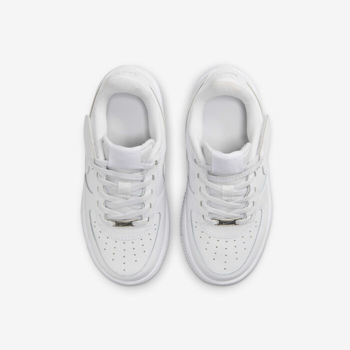 Nike Kids' Force 1 Low EasyOn Shoes White Nike Kids' Force 1 Low EasyOn Shoes White image number 3