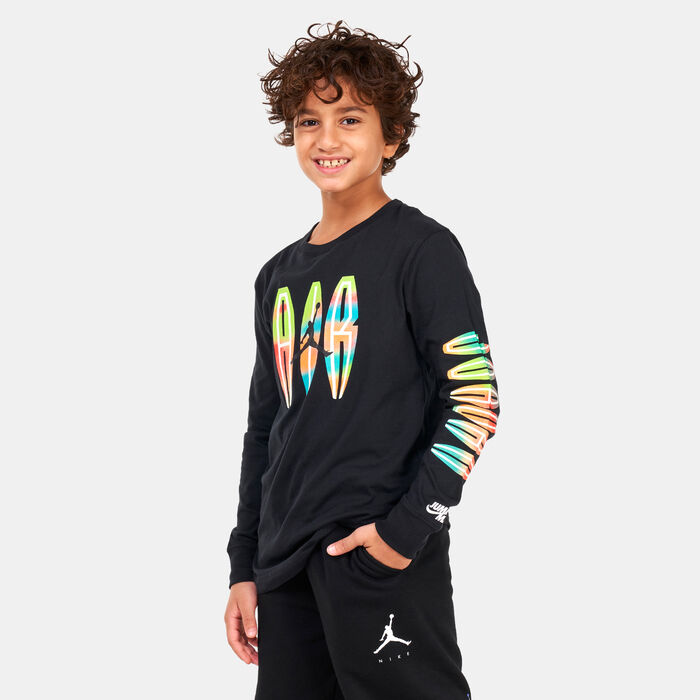 Jordan Kids' MJ MVP Graphic Long Sleeve T-Shirt (Older Kids) Black Jordan Kids' MJ MVP Graphic Long Sleeve T-Shirt (Older Kids) Black image number 0