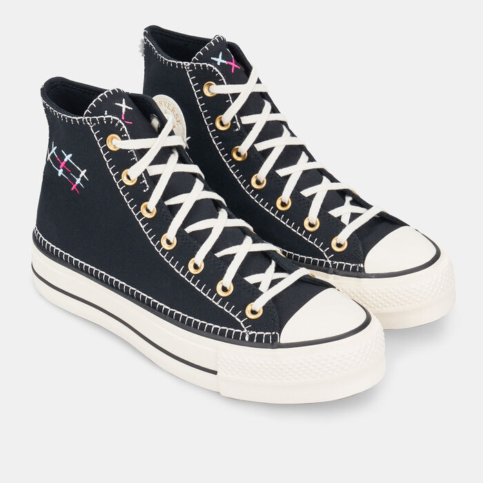 Converse Women's Chuck Taylor All Star Lift Shoes Black Converse Women's Chuck Taylor All Star Lift Shoes Black image number 2