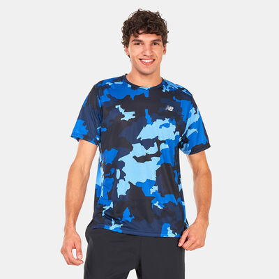 New Balance Men's Printed Accelerate T-Shirt Multi