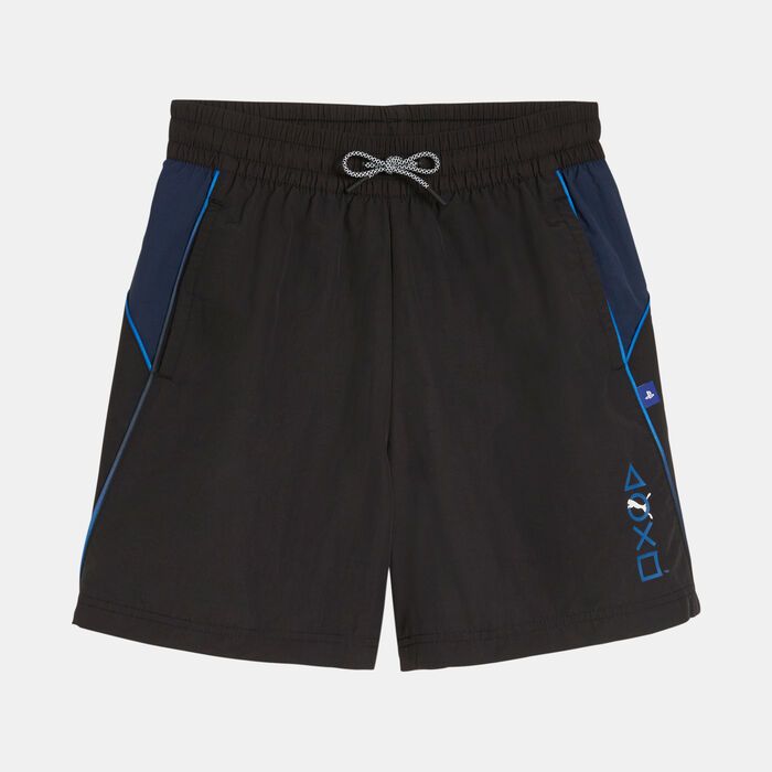 PUMA Kids' x PlayStation Woven Shorts Black image number 0