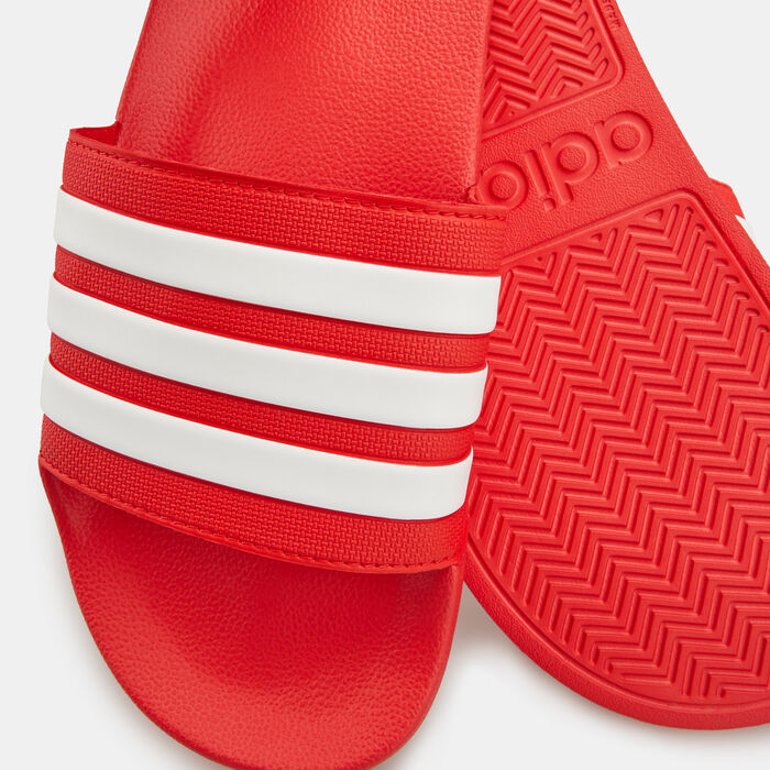 adidas Men's Adilette Shower Slides Red adidas Men's Adilette Shower Slides Red image number 2