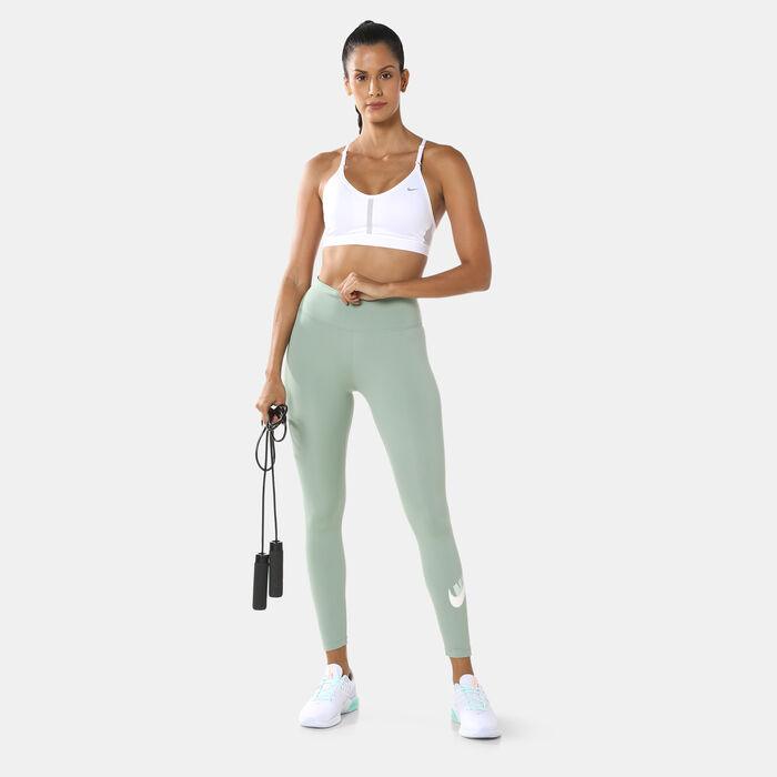 Nike Women's Dri-FIT 7/8 Leggings Green Nike Women's Dri-FIT 7/8 Leggings Green image number 2