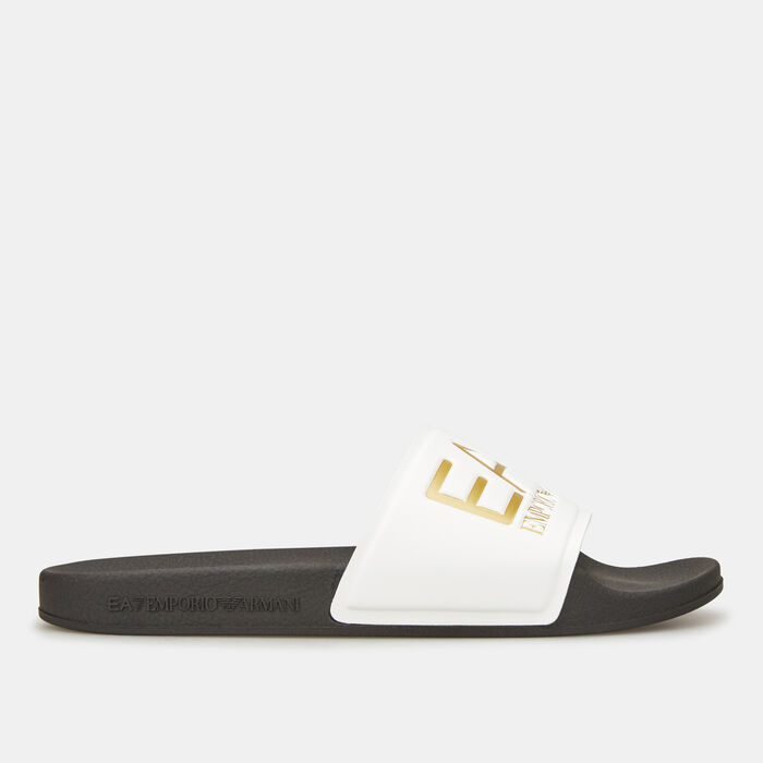 EA7 Emporio Armani EA7 Seaworld Visibility Slides White EA7 Emporio Armani EA7 Seaworld Visibility Slides White image number 1
