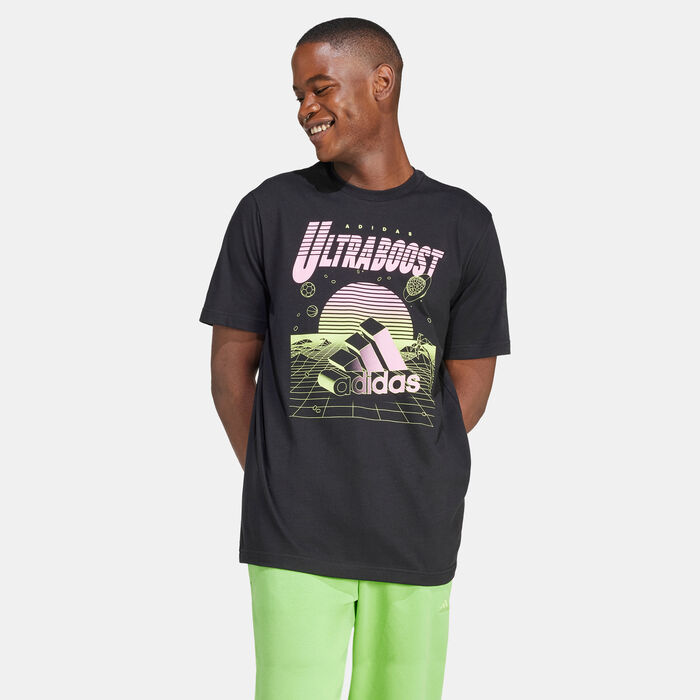 adidas Men's Ultraboost Graphic T-Shirt Black adidas Men's Ultraboost Graphic T-Shirt Black image number 0