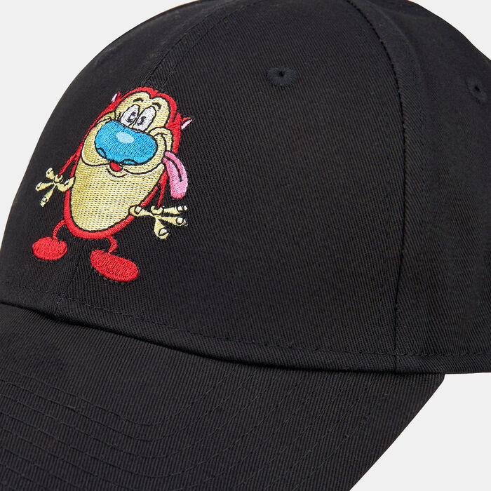 New Era Men's Stimpy Nickelodeon Character Black 9FORTY Adjustable Cap Black New Era Men's Stimpy Nickelodeon Character Black 9FORTY Adjustable Cap Black image number 2