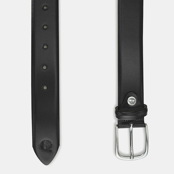 Timberland Men's Leather Belt Black image number 1