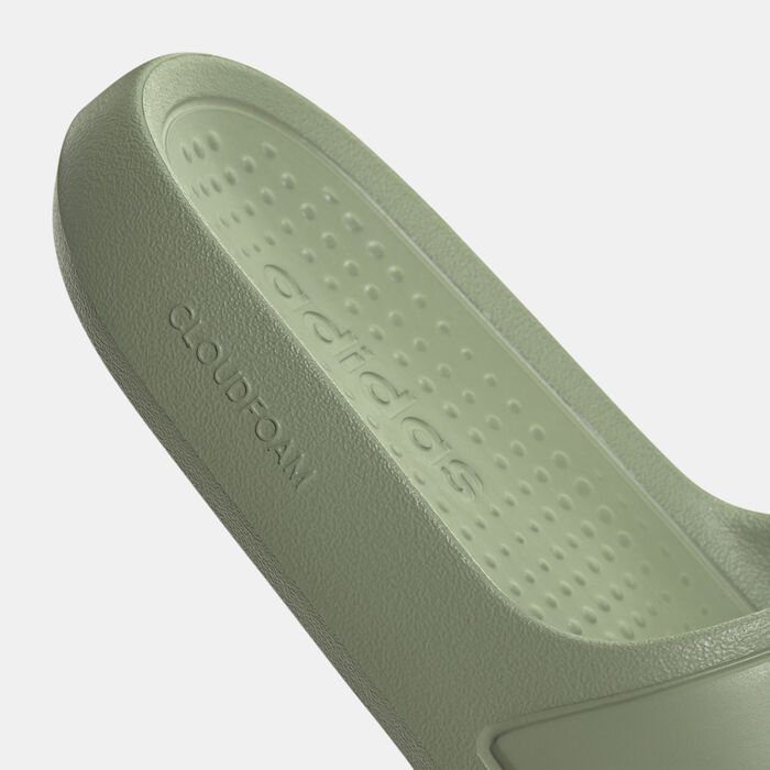 adidas Men's Adilette Flow Slides Green adidas Men's Adilette Flow Slides Green image number 5