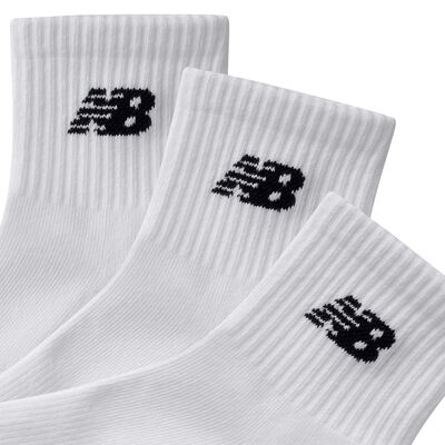 New Balance Everyday Ankle Socks (3 Pairs) White