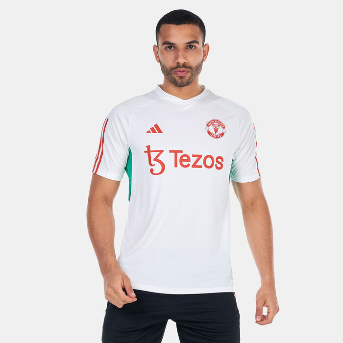 adidas Men's Manchester United Tiro 23 Training Football Jersey White adidas Men's Manchester United Tiro 23 Training Football Jersey White image number 0