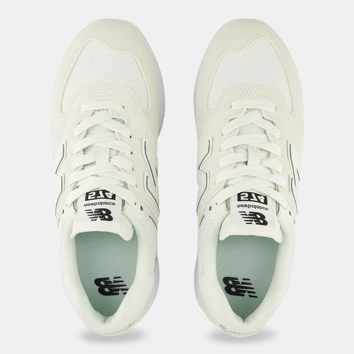 New Balance Women's 574+ Shoes Beige image number 4