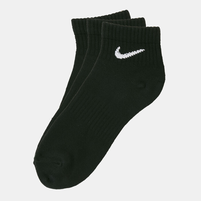Nike Everyday Ankle Socks (3 Pack) Black Nike Everyday Ankle Socks (3 Pack) Black image number 0