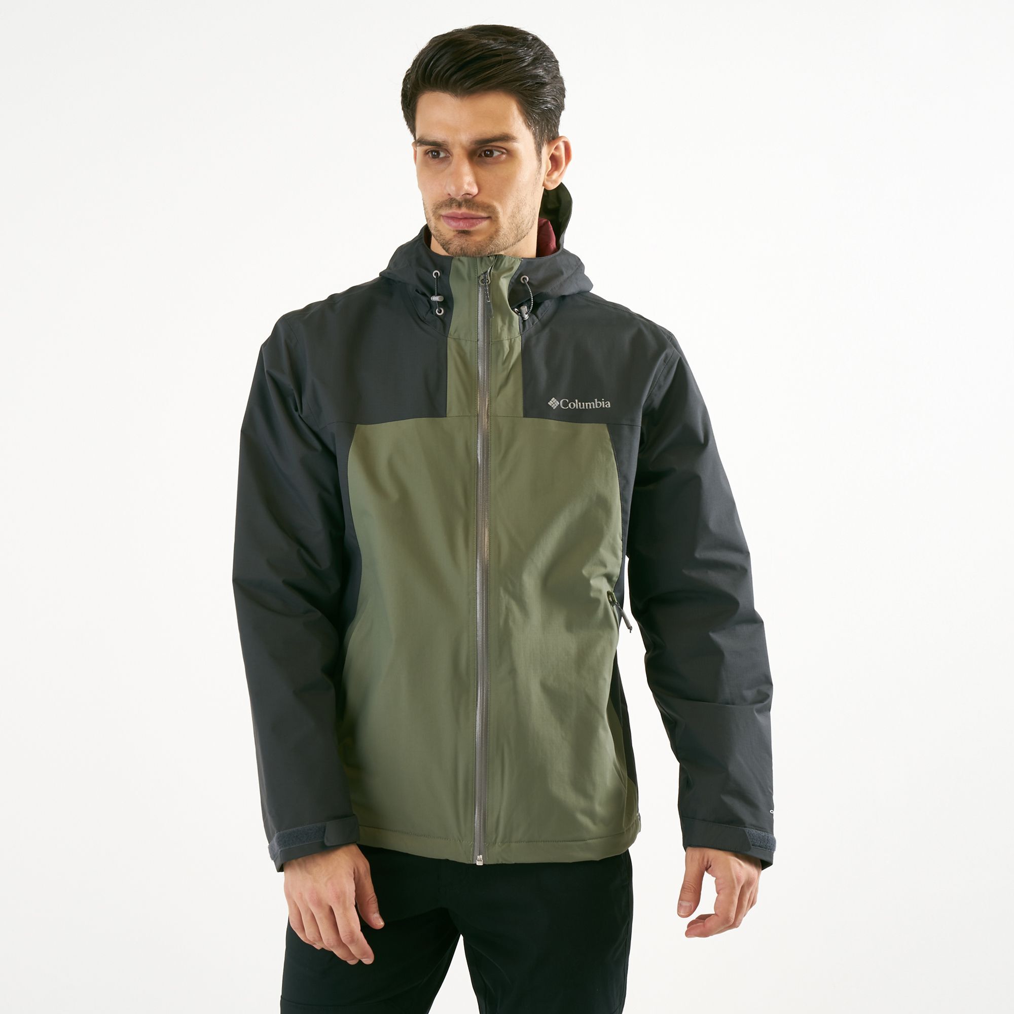 Men s Top Pine Insulated Rain Jacket Black Columbia in Qatar SSS