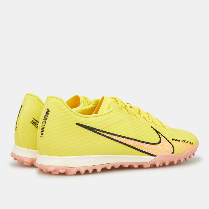 Nike Men's Mercurial Vapor 15 Academy Turf Ground Football Shoes yellow Nike Men's Mercurial Vapor 15 Academy Turf Ground Football Shoes yellow image number 2
