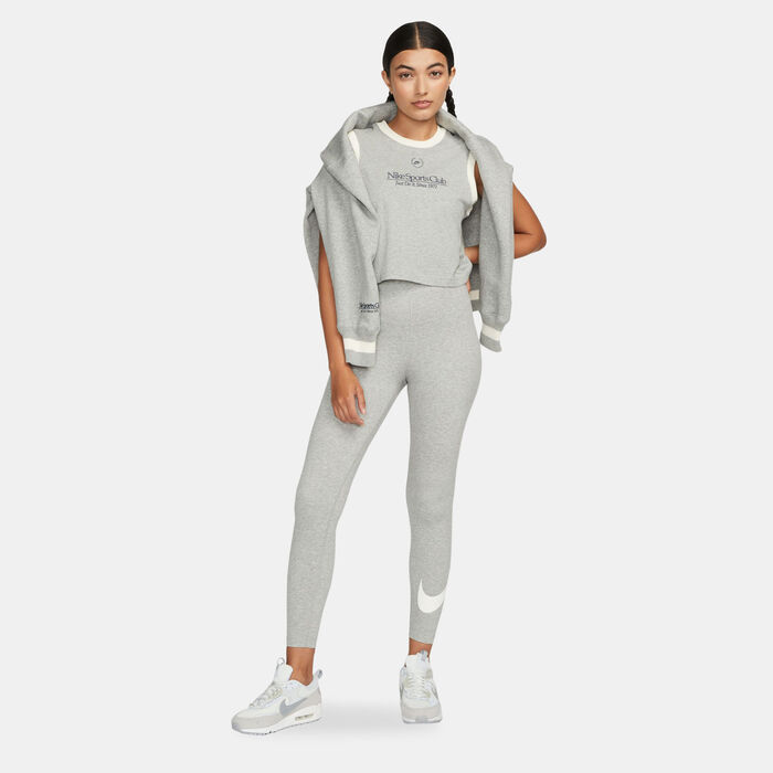 Nike Women's Sportswear Classics Graphic Leggings Grey image number 2