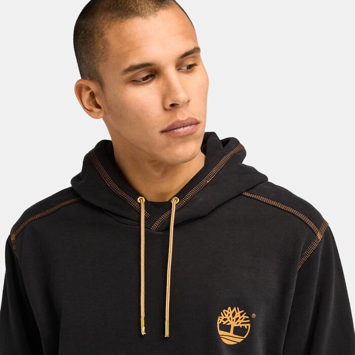 Timberland Men's Logo Hoodie Black image number 3
