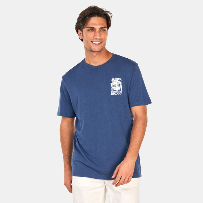 Timberland Men's Refibra™ Technology T-Shirt Blue Timberland Men's Refibra™ Technology T-Shirt Blue image number 0
