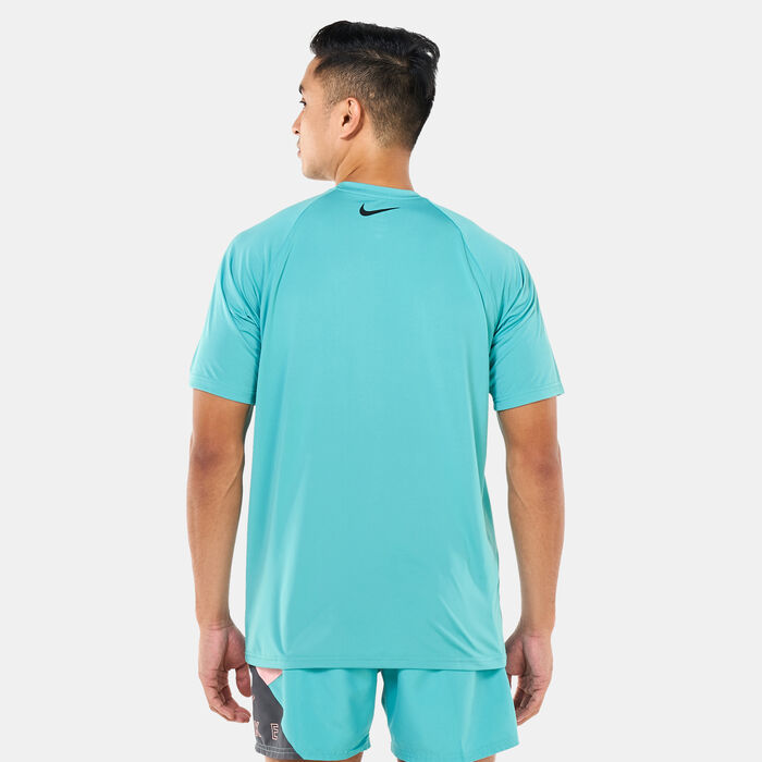 Nike Swim Men's Rashguard Green Nike Swim Men's Rashguard Green image number 1