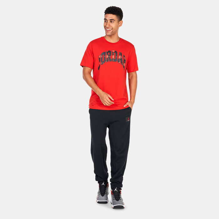 Jordan Men's Brand Festive T-Shirt Red Jordan Men's Brand Festive T-Shirt Red image number 2