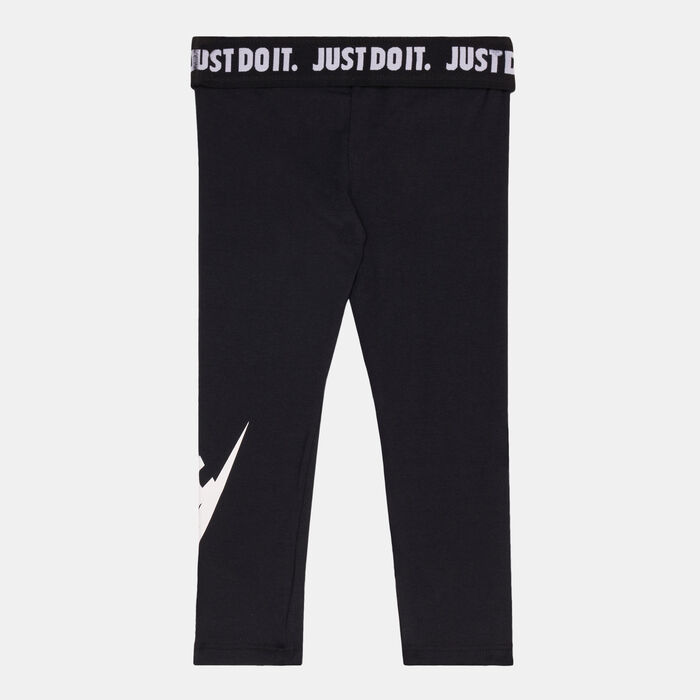 Nike Kids' Leg-A-See Leggings (Baby and Toddler) Black Nike Kids' Leg-A-See Leggings (Baby and Toddler) Black image number 2