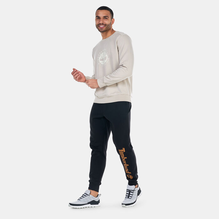 Timberland Men's Refibra™ Technology Crew Sweatshirt Beige Timberland Men's Refibra™ Technology Crew Sweatshirt Beige image number 2