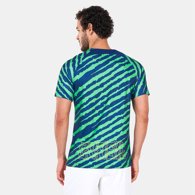 Nike Men's Brazil Dri-FIT Pre-Match Soccer Top Green