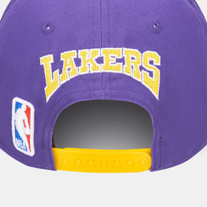 New Era Men's NBA Los Angeles Lakers Rear Logo 9FIFTY Cap Purple New Era Men's NBA Los Angeles Lakers Rear Logo 9FIFTY Cap Purple image number 1