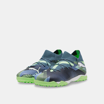 PUMA Kids' FUTURE 7 MATCH Turf Ground Football Shoes White